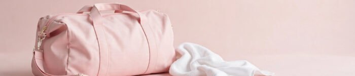 gym-bag Pastel pink gym bag